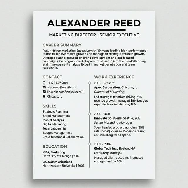 Modern Clean Resume